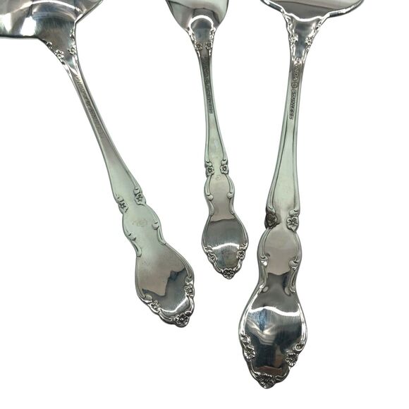 Oneida DOVER Heirloom Stainless Hostess Set of 3 Fork Gravy Ladle Sugar Spoon - Picture 7 of 7